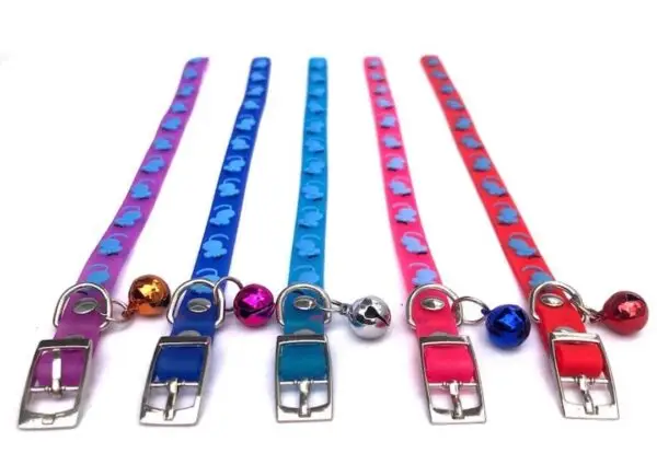Soft Rubber Bell Collar for Cats