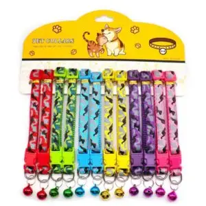 Multi Designs Bell Collar for Cats