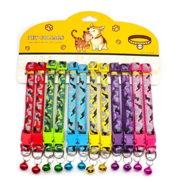 Multi Designs Bell Collar for Cats
