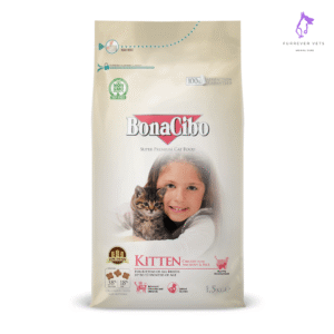 Bonacibo Kitten Cat Food Super Premium 1.5kg Turkey Imported Bonacibo Chicken Kitten Food for Healthy Growth Pakistan